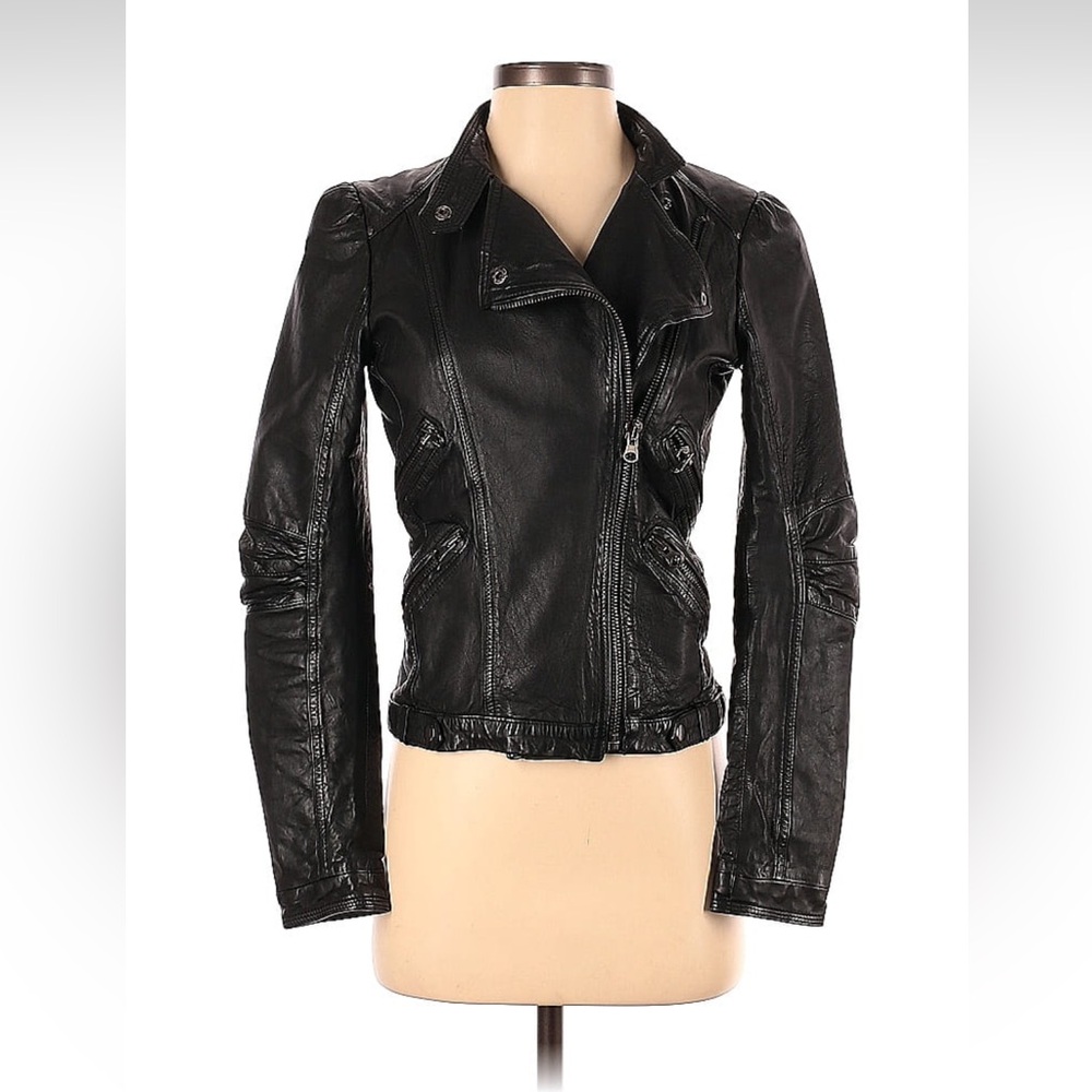 Zara Leather Motorcycle Jacket